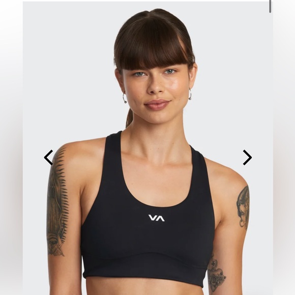 RVCA Other - NWT RVCA VA ESSENTIAL MID II BRA black xs